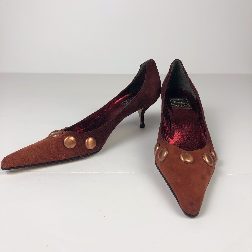 REED EVINS OMBRE KITTEN HEELS SZ 8.5